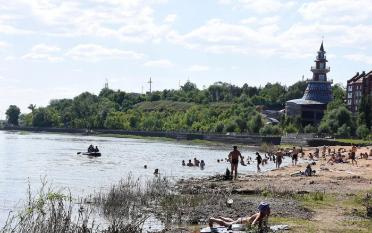 В результате наводнения Оренбург остался без двух  официальных пляжей на Урале