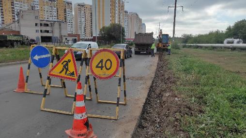 В Оренбурге приступили к ремонту улицы Транспортной